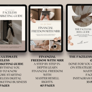 "Faceless Marketing Bundle – 22 MRR Products"