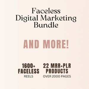 "Faceless Marketing Bundle – 22 MRR Products"