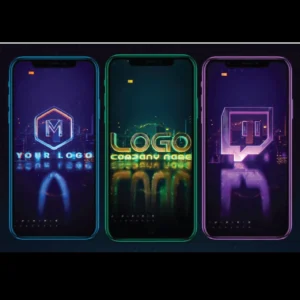 ⚡ “Futuristic Cyberpunk Logo Animation – Eye-Catching Reveal”