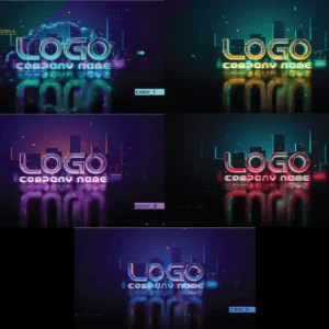 ⚡ “Futuristic Cyberpunk Logo Animation – Eye-Catching Reveal”