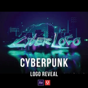 ⚡ “Futuristic Cyberpunk Logo Animation – Eye-Catching Reveal”