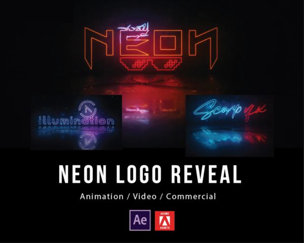 ✨ “Dynamic Neon Logo Reveal – Editable Video Animation” - Image 2