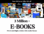 Over 3 Million Ebooks & 3 Million PLR Products