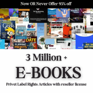 Over 3 Million Ebooks & 3 Million PLR Products