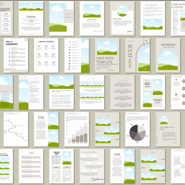 150 Canva eBook & Course Workbook Templates | Create Your Own eBooks Easily - Image 3