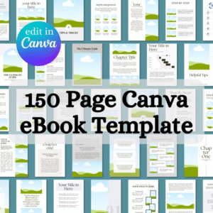 150 Canva eBook & Course Workbook Templates | Create Your Own eBooks Easily