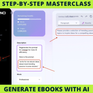 Masterclass: Create a Complete eBook with AI – Step-by-Step Video Guide