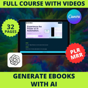 Masterclass: Create a Complete eBook with AI – Step-by-Step Video Guide