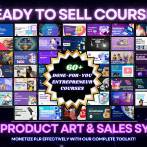 60+ DFY PLR Video Courses Bundle | Ready-to-Sell Funnels for Entrepreneurs