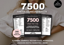 “Unlock 7500+ Done-For-You PLR & MRR Canva Templates | Your All-in-One Digital Bundle for 2025 & Beyond