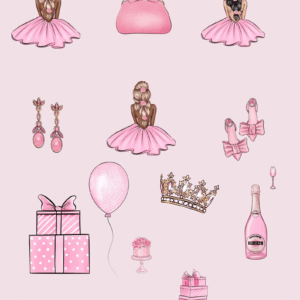 Aesthetic Pink Instagram Carousel Stickers | Canva Templates with PLR & MRR